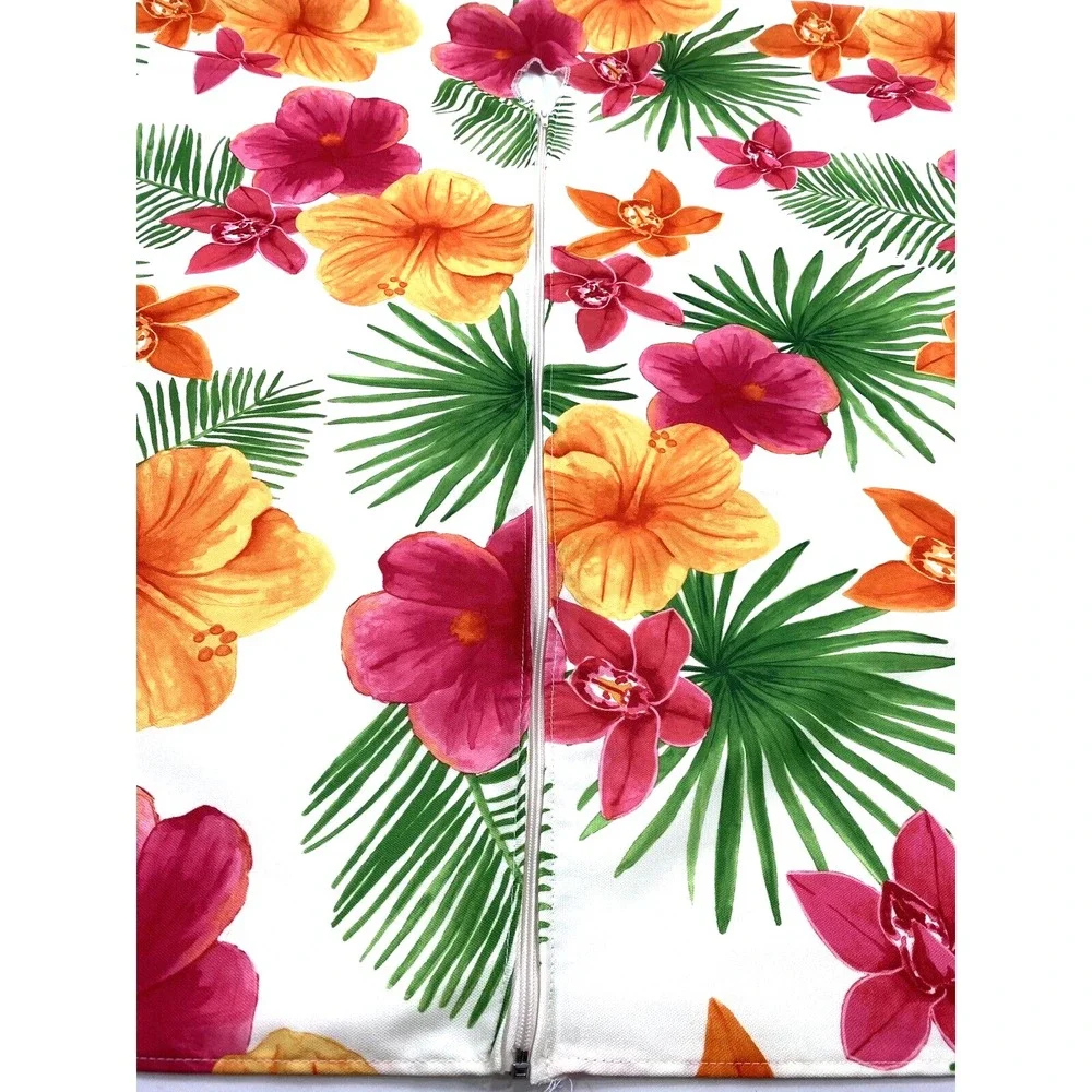 Tablecloth Tropical 60x84 Umbrella Indoor Outdoor Polyester Washable by Sonoma